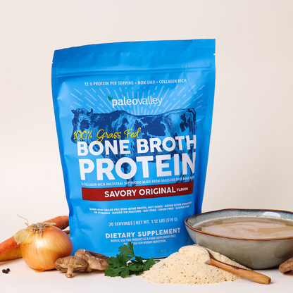 100% GRASS FED BONE BROTH PROTEIN