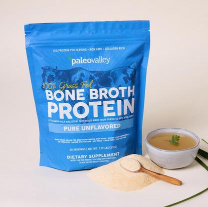 100% GRASS FED BONE BROTH PROTEIN
