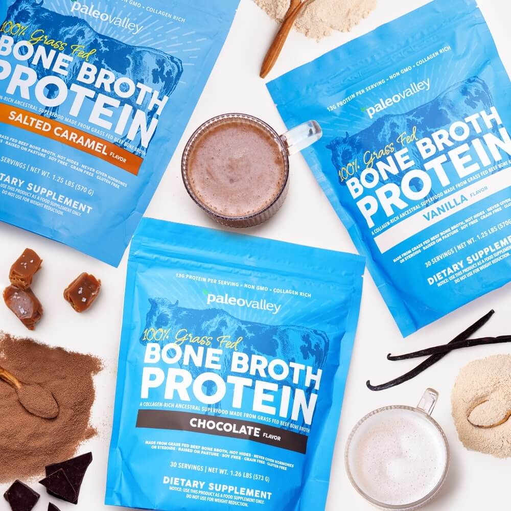 100% GRASS FED BONE BROTH PROTEIN