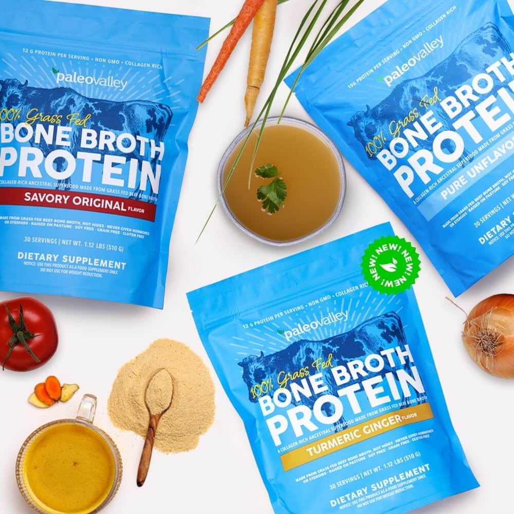 100% GRASS FED BONE BROTH PROTEIN